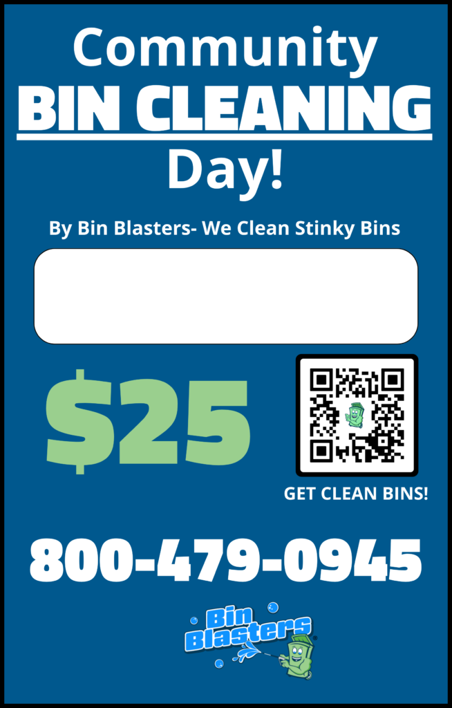 trash can cleaning flyer