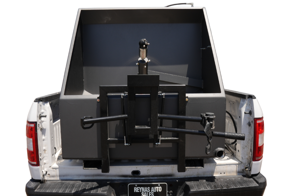 Truck skid bin cleaning unit