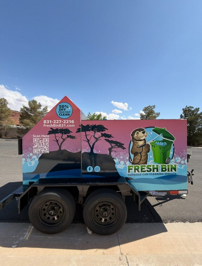 Goodboy bin cleaning trailer